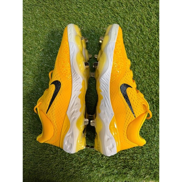 Nike Alpha Huarache Elite 4 Low TB Amarillo Baseball Cleats Men\'s 12 DR6851-701